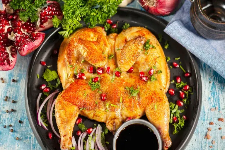 Frango Assado com Ervas Frescas e deliciosas