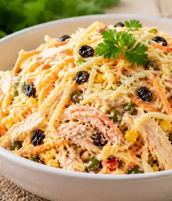 Salpicão de Frango da Ká Leve, Refrescante e Perfeito para o Verão!