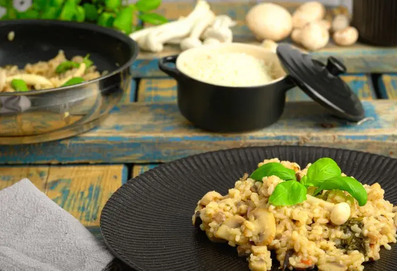 Risoto de Cogumelos